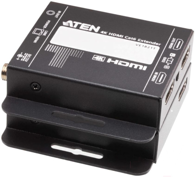 Видеоудлинитель Aten VE1821 VE1821-AT-G по витой паре, для компьютера, для av-аппаратуры, функции: передача видео, разъемы: HDMI, RJ45, категория витой пары: Cat6