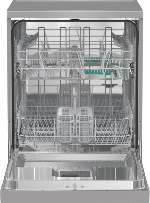 Посудомоечная машина Gorenje GS642E90X ( 2 корзины ),  полноразмерная, напольная, 59.9см, загрузка 13 комплектов, серебристая