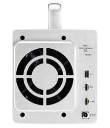 Система хранения данных TerraMaster D2-Thunderbolt3 DAS tower/JBOD,RAID0,1/up to 2 HS SATA 3,5' or 2,5' /1xDP1.4/2x40GbThunderbolt3/1xPS/1YW