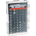 Набор бит с магнитным держателем, CrV, 61шт MATRIX 11387