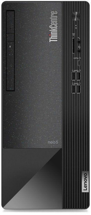 ПК Lenovo ThinkCentre Neo 50t MT i5 12400 2.5 8Gb SSD256Gb UHDG 730/DVDRW CR без ОС GbitEth WiFi BT 260W kbNORUS мышь клавиатура черный 11SE001WIV