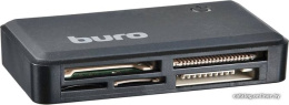 Устройство чтения карт памяти USB2.0 Buro BU-CR-151 черный
