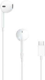 Гарнитура вкладыши Apple EarPods A3046 1.1м белый проводные в ушной раковине MYQY3ZM/A