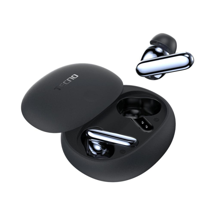 Tecno Беспроводные Bluetooth наушники TU01 серый/grey