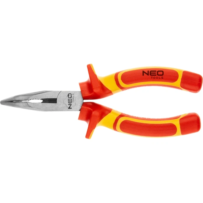 Плоскогубцы NEO Tools HEAVY DUTY изогнутые, 160 мм, 1000 В, CrV, полированные 01-227