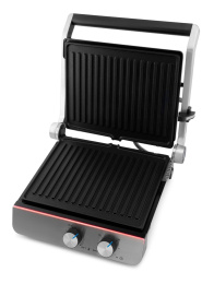 Электрогриль DOMFY Metal DSM-EG502,  черный и серебристый