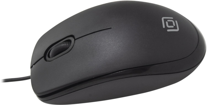 Мышь проводная Oklick 195M for business, оптическая, USB, 1200dpi, черный [m218 black]