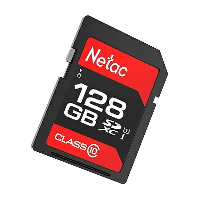 Карта памяти Netac NT02P600STN-128G-R SDXC Memory Card 128Gb UHS-I U1 Class 10