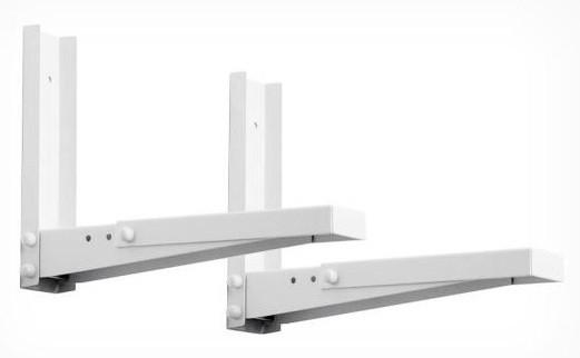 Кронштейн Holder MWS-2002,   для СВЧ,  настенный,  макс. 40кг,  белый