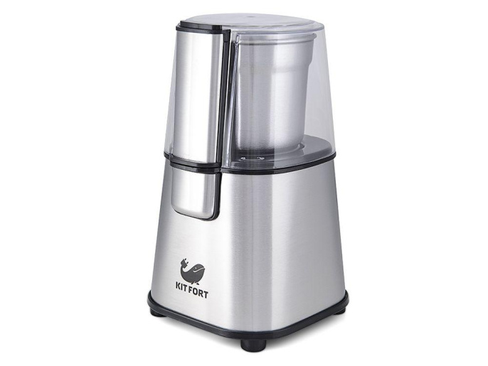 Кофемолка KITFORT КТ-1315,  серебристый