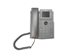 SIP телефон T13P-RU, 4 линии, 2x10/100, HD аудио, цветной дисплей 2,4", порт для гарнитуры, PoE, 3 DDS