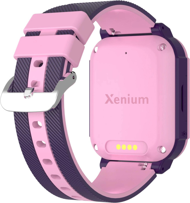 Смарт-часы Xenium W600 1.83" AMOLED корп.розовый рем.фиолетовый CTW600PK/00