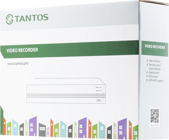 Видеорегистратор NVR сетевой TANTOS TSr-NV04155P