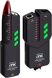 Кабельный тестер ITK ICT12-2-T черный