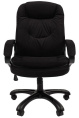 Офисное кресло Chairman Home 668 Россия ткань Т-84 черный черный пластик 7127997