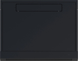 Шкаф коммутационный NTSS NTSS-W6U6045GS-BL настенный 6U 570x450мм пер.дв.стекл 60кг черный 350мм 18кг 220град. 370мм IP20 сталь