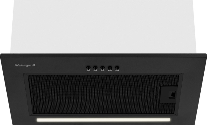 Вытяжка встраиваемая Weissgauff Box 450 PB BL черный управление: кнопочное 1 мотор