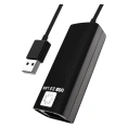 Сетевая карта 5bites USB2.0, RJ45 100мегабит, черный, 10см UA2-45-02BK