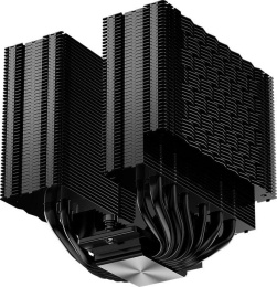 Кулер для процессора CPU Cooler PCCooler RZ820 Display BK 290W, 4-pin PWM, LED, 169mm, Al/Cu, 8x6mm, 1x140mm + 1x150mm, 71.9/78.7CFM, 27.1/35.8dBA, 1500/2500RPM, S: 1851/1700/1200/115X/20XX, AM5/AM4, black