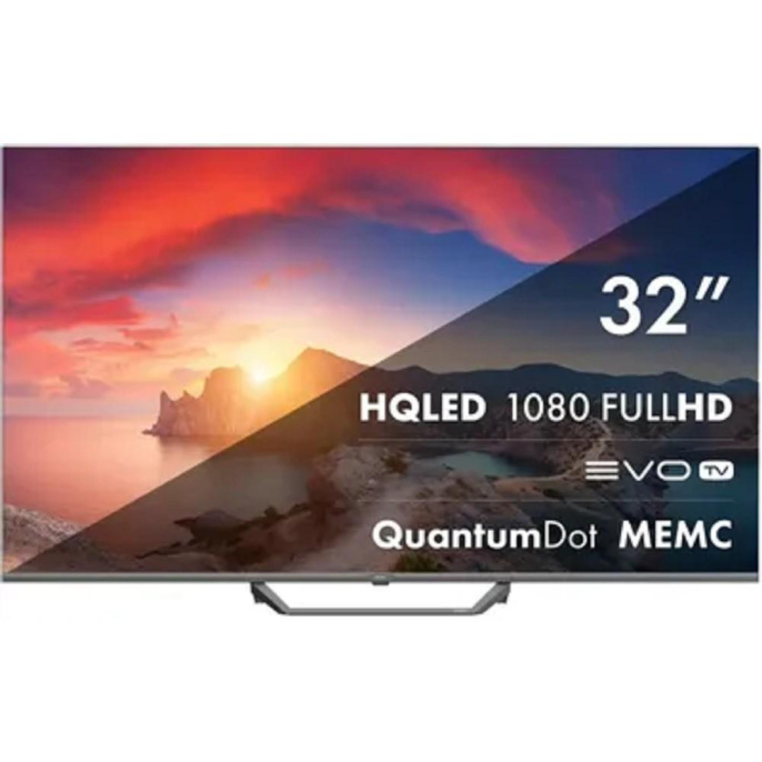 32" Телевизор HAIER Smart TV S2 Pro QLED, FULL HD, СМАРТ ТВ, Android TV, черный