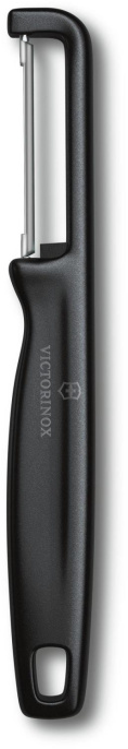 Овощечистка Victorinox Iotaс лезвием двухсторон. черный упак.:европодвес (6.0942.3)