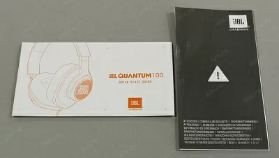 JBL Quantum 100 наушники накладные с микрофоном игровые: 20 мВт, 1.2м, цвет белый JBLQUANTUM100WHT