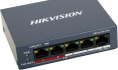Коммутатор Hikvision DS-3E0105P-E/M C 4x100Мбит/с 4PoE+ 35W неуправляемый