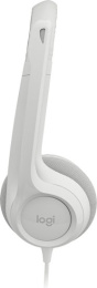 Офисная гарнитура Logitech H390 (белый) накладные, для общения, 20-20000 Гц, кабель 1.9 м 981-001288/981-001286
