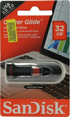 Накопитель SanDisk Cruzer Glide SDCZ60-032G-B35 USB2.0 Flash Drive 32Gb (RTL)