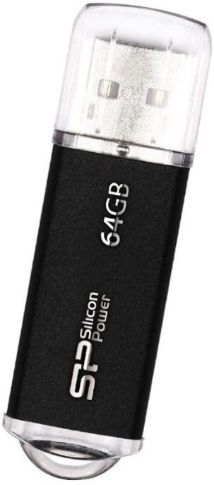 Флеш Диск Silicon Power 64Gb Ultima II-I Series SP064GBUF2M01V1K USB2.0 черный