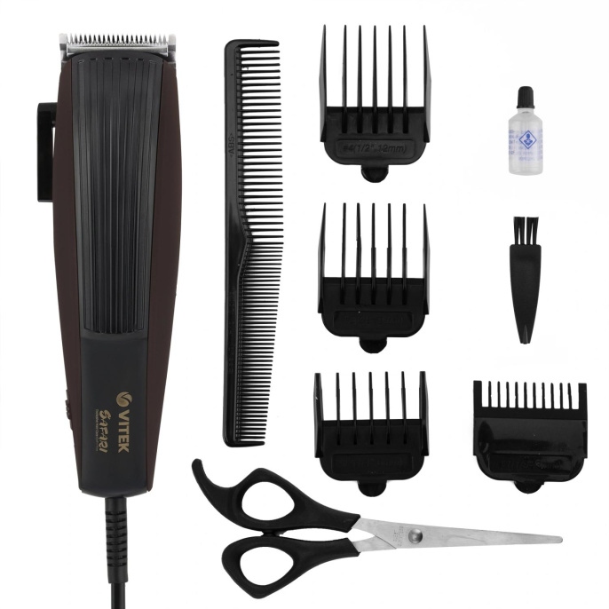 Машинка для стрижки Vitek Safari VT-2577 коричневый