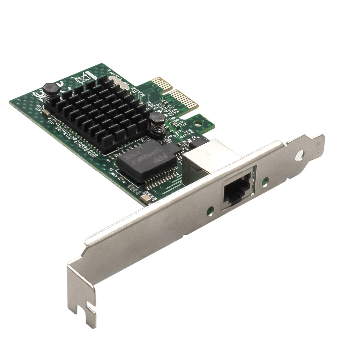 Сетевой адаптер ExeGate EXE-BCM5721 (PCI-E x1, порт 1xRJ45, 10/100/1000Mbps, Gigabit Chipset Broadcom BCM5721) EX293451RUS