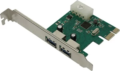 Контроллер ExeGate EXE-319 (OEM) PCI-Ex1 USB3.0 2 port-ext EX283718RUS