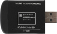 Устройство чтения карт памяти USB2.0 Buro BU-CR-3103 черный