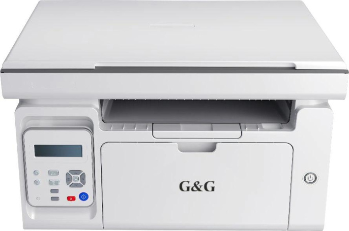 МФУ лазерный G&G M2022 A4 белый в комплекте: картридж + кабель USB A m - USB B m