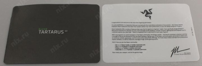 Игровой геймпад Razer Tartarus v2 RZ07-02270100-R3M1