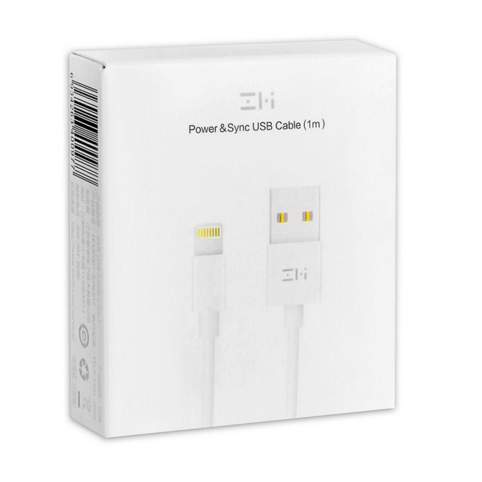 USB кабель ZMI Кабель USB/Lightning Cable ZMI AL813C White 100 см ZMKAL813CCWH