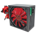 Ginzzu PC700 14CM Red 80+ black,APFC,24+4p,2 PCI-E 6+2 , 7*SATA, 4*IDE,оплетка, кабель питания,цветная коробка
