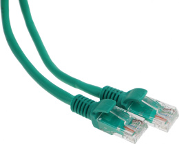 Патч-корд Premier PP12-1M/G 1000Гбит/с UTP 4 пары cat.5E CCA molded 1м зеленый RJ-45 m -RJ-45 m