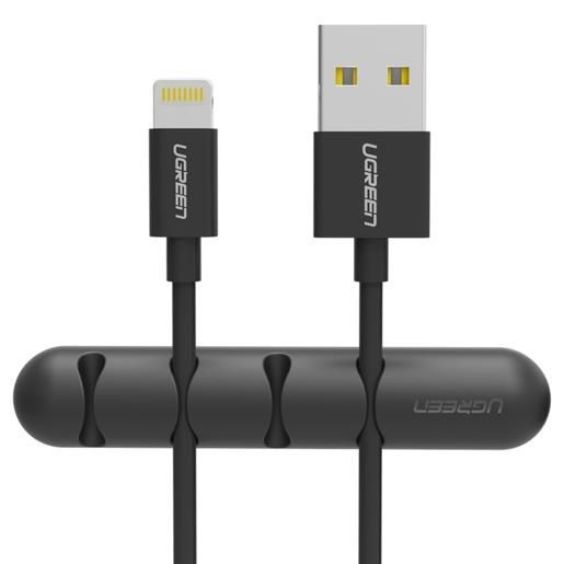 Органайзер для кабелей UGREEN LP114 (50320) Cable Organizer 7 слотов. Цвет: черный