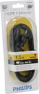 Philips SWV2432W Кабель HDMI to HDMI (19M -19M) 1.5м