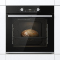 Духовой шкаф электрический Gorenje BOSX6737E09BG,  77л,  дверца с 2 стеклами,  черный