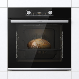 Духовой шкаф электрический Gorenje BOSX6737E09BG,  77л,  дверца с 2 стеклами,  черный