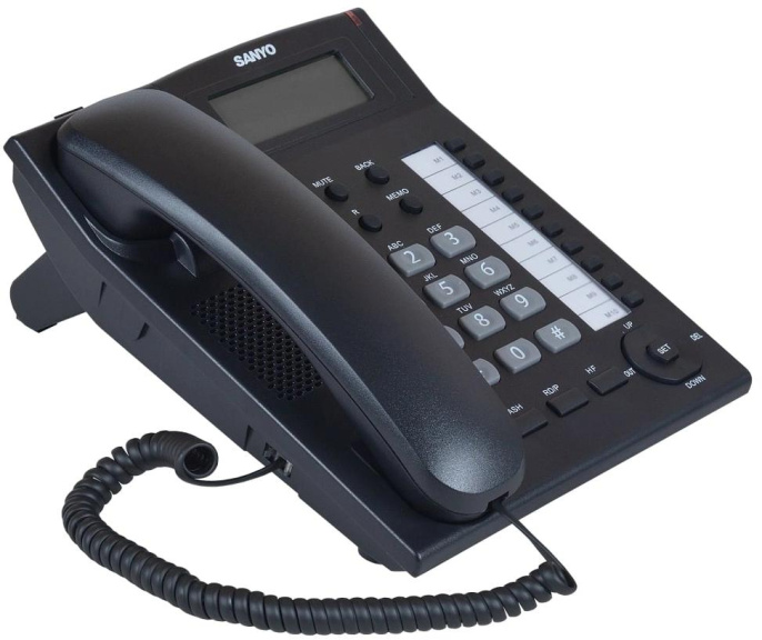 Проводной телефон Sanyo RA-S517B, черный