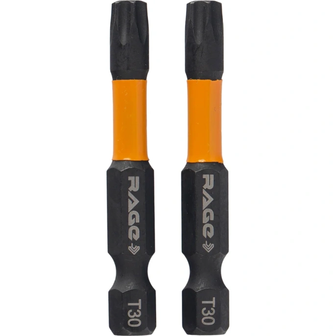 Набор бит ударных RAGE By VIRA IMPACT TORX T30 S2x50 мм 2шт. 554150