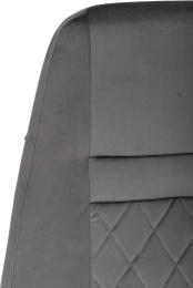 Кресло руководителя Бюрократ CH-730, ткань, до 120кг, топ-ган, фиксированные подлокотники,  темно-серый