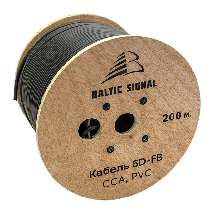 Кабель BALTIC SIGNAL 5D-FB CCA PVC черный
