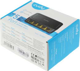 Коммутатор Cudy FS105D V5, 5-Port 10/100 Mbps Desktop Switch, Настольный коммутатор с 5 портами 10/100 Мбит/с