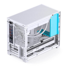 Корпус без блока питания Case JONSBO D32 PRO, Mini-Tower, TG, no fan, 2xUSB-A 3.2 + 1xUSB-C 3.2, mATX, mDTX, mITX White (D32 PRO White)