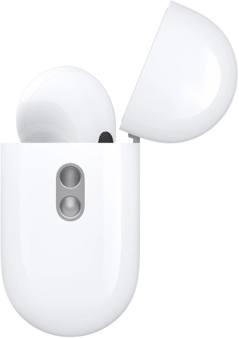 Наушники Apple AirPods Pro 2 2023 A3047/A3048/A2968, Bluetooth, внутриканальные, белый [mtjv3hn/a]